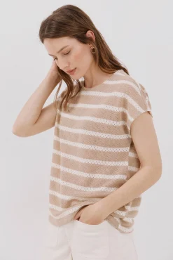 Camiseta estructura rayas