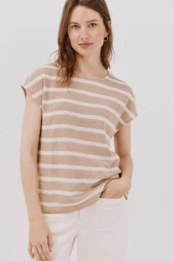 Camiseta estructura rayas