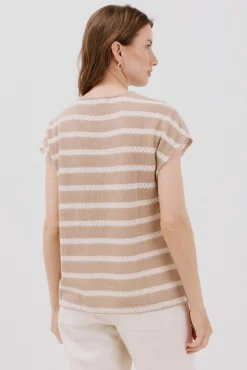 Camiseta estructura rayas