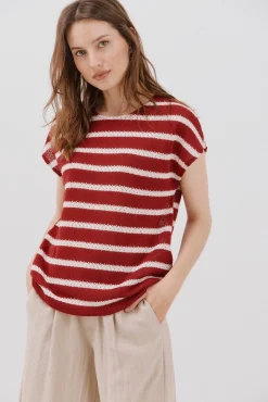 Camiseta estructura rayas