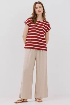 Camiseta estructura rayas