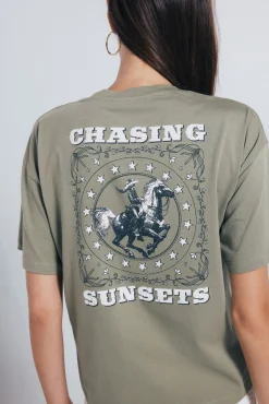 Camiseta gráfica western