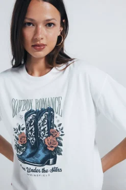 Camiseta gráfica western