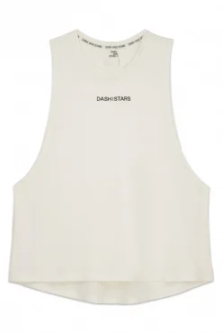 Camiseta halter sin mangas algodón blanca