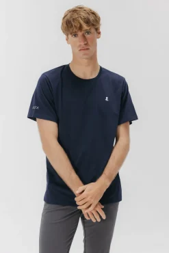 Camiseta logo bordado