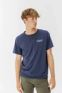 Camiseta logo tejido