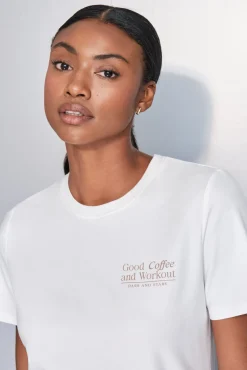 Camiseta manga corta algodón blanco