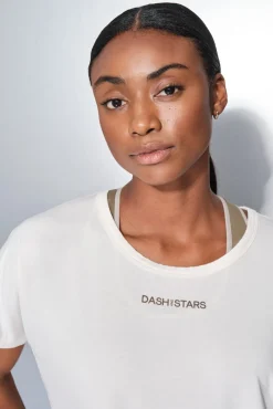 Camiseta manga corta boxy blanco