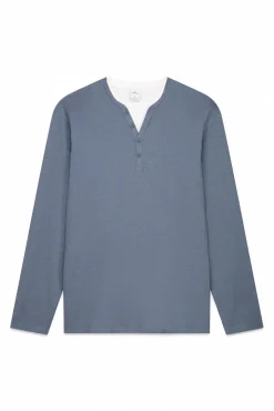 Camiseta manga larga cuello panadero