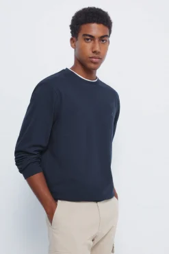 Camiseta manga larga doble melange