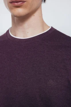 Camiseta manga larga doble melange