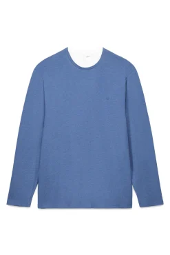 Camiseta manga larga doble melange