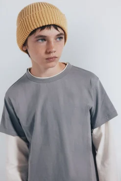 Camiseta manga larga doble manga niño