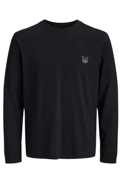 Camiseta manga larga estampado perro