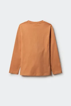 Camiseta manga larga naranja sprinfield niño