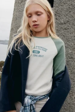 Camiseta manga larga rib niña