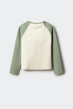 Camiseta manga larga rib niña