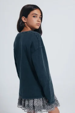 Camiseta manga larga Rolling stones niña.