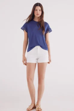 Camiseta manga volante plumeti