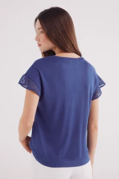 Camiseta manga volante plumeti