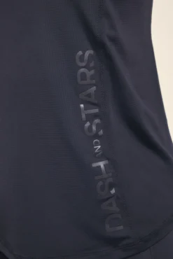 Camiseta microfibra halter negra