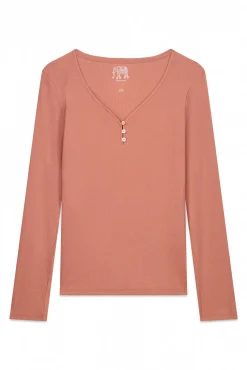 Camiseta panadera algodón marrón