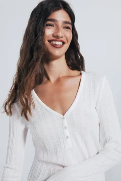 Camiseta panadera punto cortado