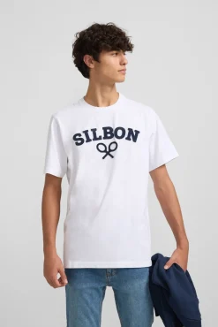 Camiseta silbon raqueta media