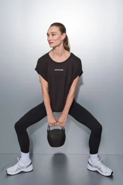 Camiseta tejido extra suave negra