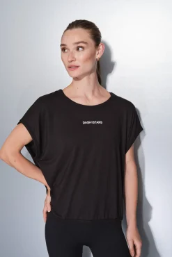 Camiseta tejido extra suave negra