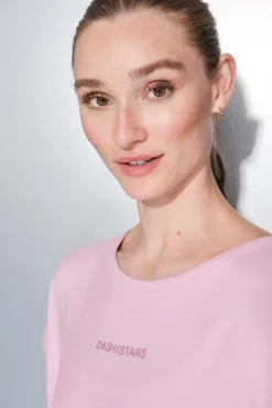 Camiseta tejido extra suave rosa