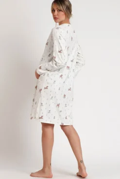 Camisón premamá manga larga Bambi