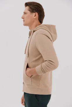 Cardigan con capucha