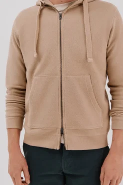 Cardigan con capucha