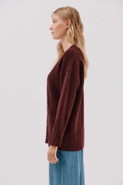 Cardigan largo bolsillos