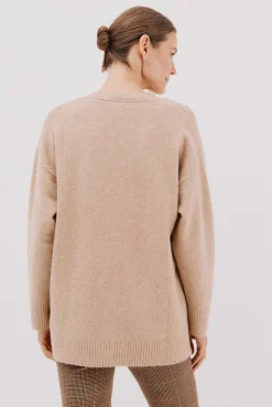 Cardigan largo bolsillos