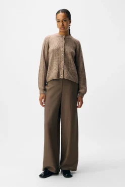 Cardigan punto calado