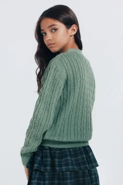 Cardigan varsity niña