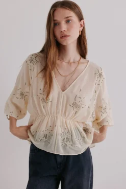 Catena. Blusa bordada