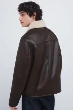 Cazadora aviador efecto ante doble faz