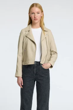 Cazadora Biker Cropped 100% piel.