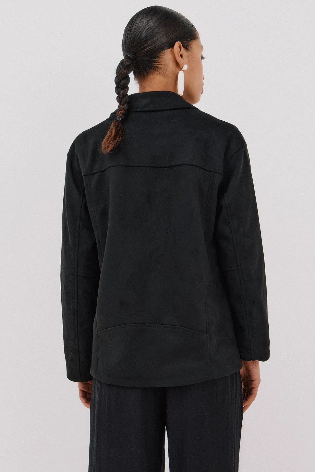 Cazadora biker efecto ante