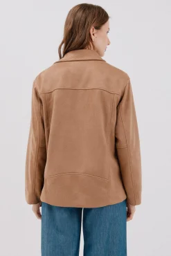 Cazadora biker efecto ante