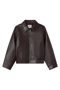 Cazadora bomber en cuero