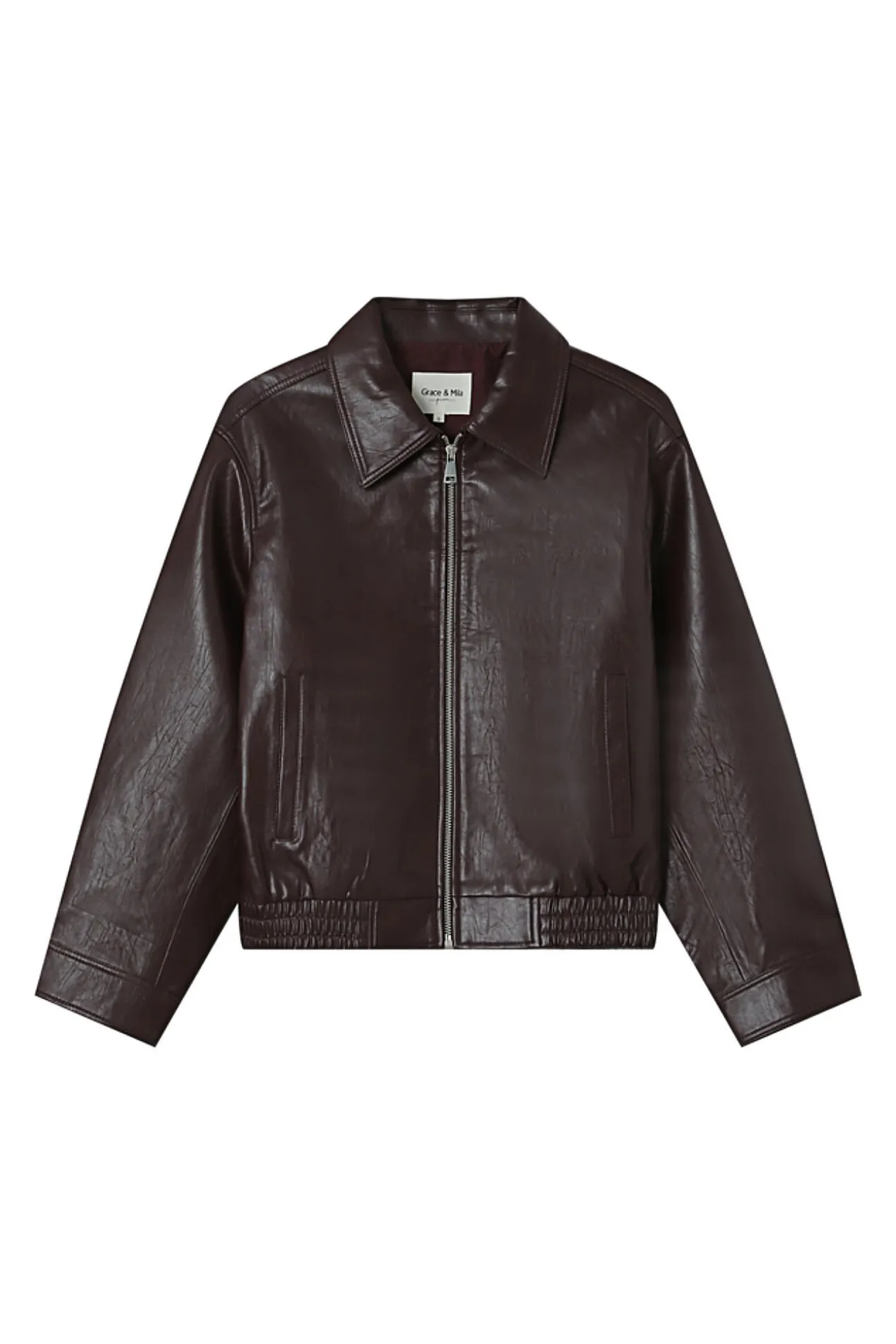 Cazadora bomber en cuero