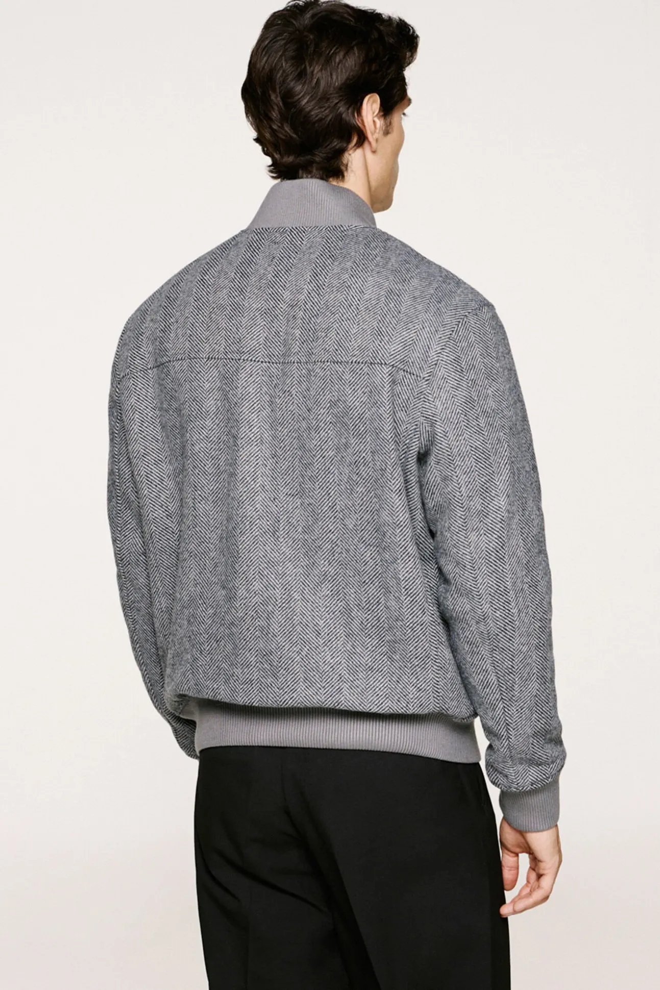 Cazadora bomber lana