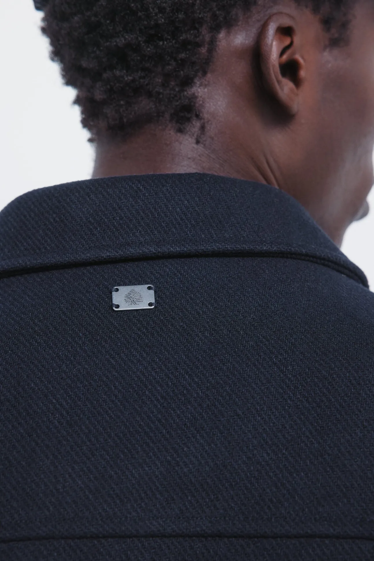 Cazadora camisera mezcla lana