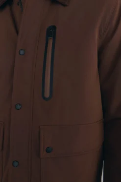 Cazadora con cuello pana