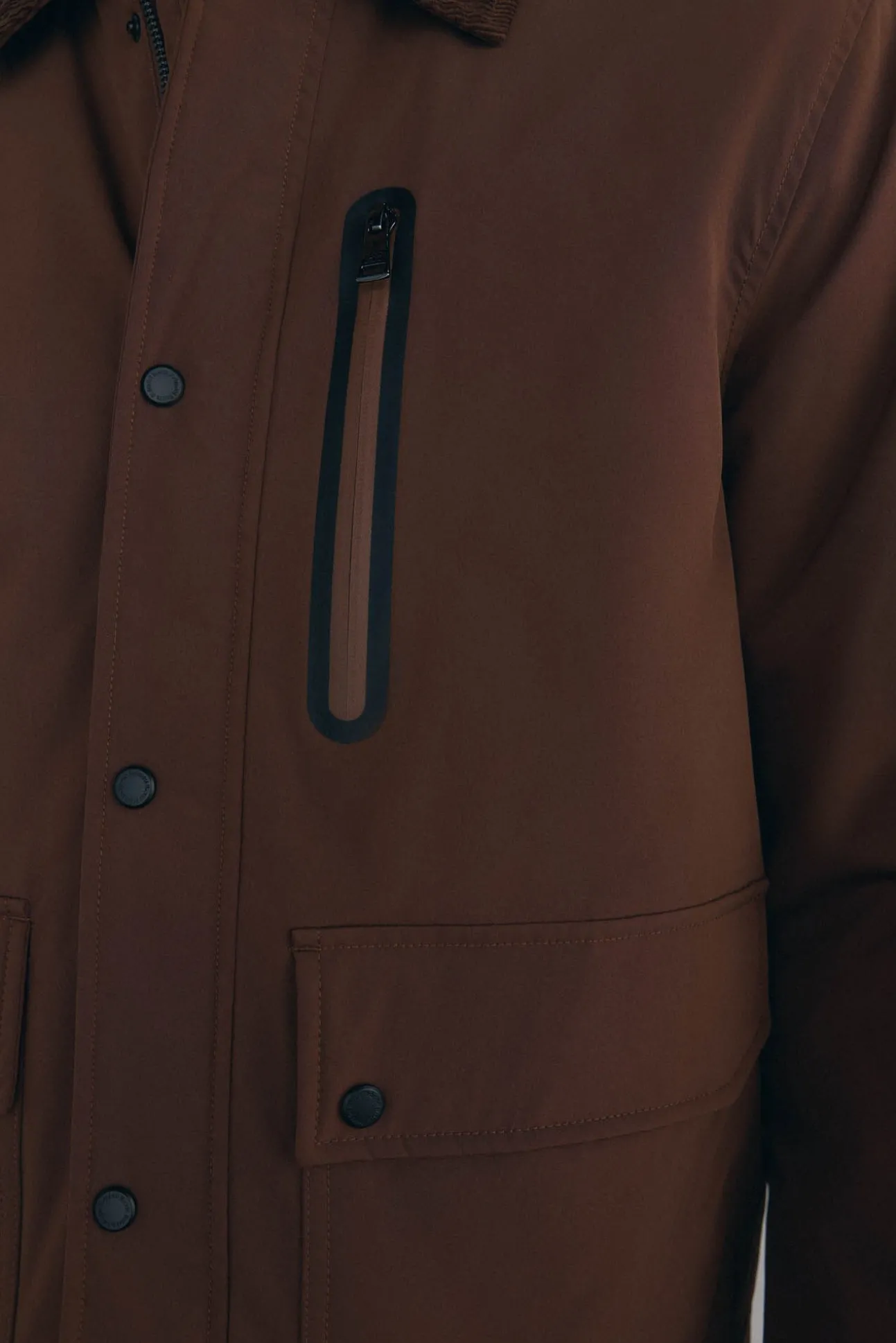 Cazadora con cuello pana