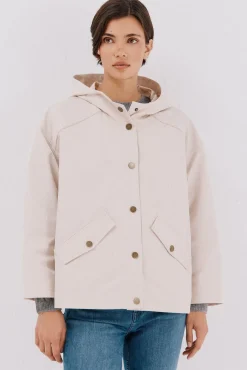 Cazadora corta botones automáticos